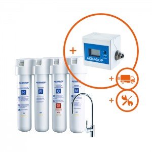 Проточная система Аквафор Кристалл Эко Н + Индикатор ресурса